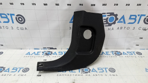 Накладка передней стойки нижняя левая Ford Focus mk3 11-18 черная, царапины