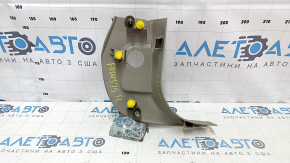 Накладка передней стойки нижняя левая Ford Focus mk3 11-18 серая, царапины