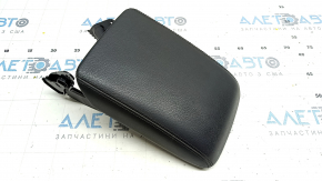 Подлокотник Audi A4 B8 13-16 рест, кожа, черный, 3 части
