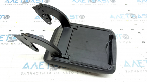 Подлокотник Audi A4 B8 13-16 рест, кожа, черный, 3 части