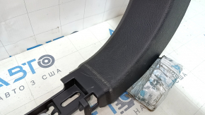 Накладка передней стойки нижняя левая Ford Fusion mk5 13-16 черная, царапины, потертости