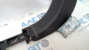 Decorație stâlp stânga jos față Ford Fusion mk5 13-20 negru, zgârieturi