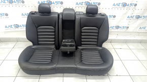 Rândul din spate al 2-lea rând Ford Fusion mk5 17-20 piele neagră, curățabil chimic, dent