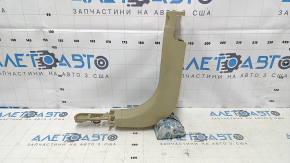 Накладка передней стойки нижняя левая Ford Fusion mk5 13-16 бежевая, потертости
