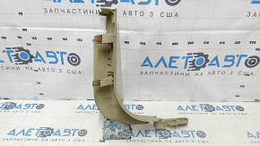 Накладка передней стойки нижняя левая Ford Fusion mk5 13-16 бежевая, царапины, потертости