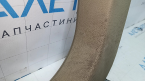 Накладка передней стойки нижняя левая Ford Fusion mk5 13-16 бежевая, царапины, под чистку