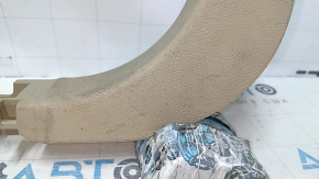 Накладка передней стойки нижняя левая Ford Fusion mk5 13-16 бежевая, царапины, царапины, под чистку