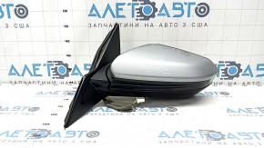 Зеркало боковое левое в сборе Honda Civic X FC 17-21 3 пина, серебро