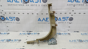 Накладка передней стойки нижняя правая Ford Fusion mk5 13-16 бежевая, под чистку, затерта, царапины