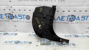 Накладка передней стойки нижняя левая Ford Fiesta 11-19 черная, царапины
