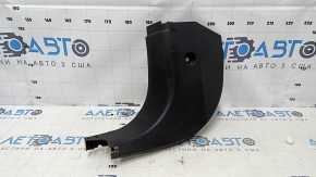 Decorație stâlp stânga jos față Ford Fiesta 11-19 neagră, zgârieturi