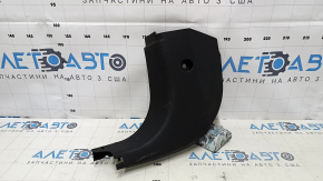 Decorație stâlp stânga jos față Ford Fiesta 11-19 neagră, zgârieturi