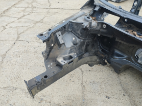 Четверть передняя правая VW CC 08-17 на кузове, черная, вмятины