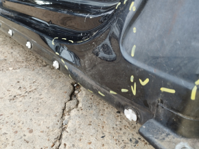 Четверть передняя правая VW CC 08-17 на кузове, черная, вмятины