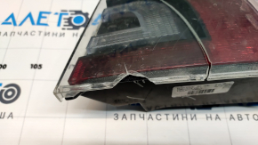 Фонарь внешний крыло правый Tesla Model S 12-20 царапины, разбито стекло, слом креп, скол