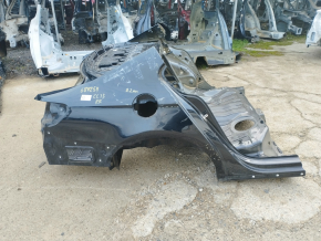 Sfert aripa spate dreapta VW CC 08-17 pe caroserie, negru, vopsit 0,2 mm, denivelari