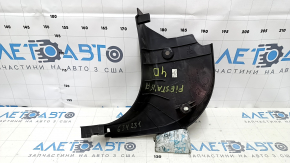 Decorație stâlp dreapta jos față Ford Fiesta 11-19 neagră, zgârieturi