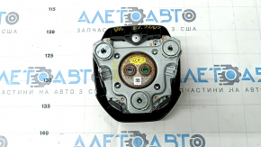 Подушка безопасности airbag в руль водительская Honda Civic X FC 16-21 черная, ржавый пиропатрон, царапина