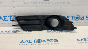 Решетка переднего бампера правая Audi A6 C7 16-18 рест под радар