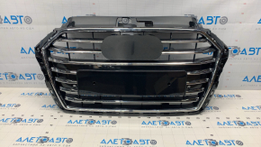 Решетка радиатора grill в сборе Audi A3 8V 17-20 без эмблемы