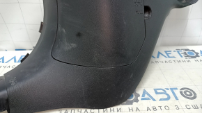 Накладка передней стойки левая нижняя Mazda CX-9 16-23 черная, царапины, потертости