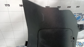 Накладка передней стойки левая нижняя Mazda CX-9 16-23 черная, царапины, потертости