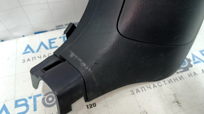 Накладка передней стойки левая нижняя Mazda CX-9 16-23 черная, царапины, потертости
