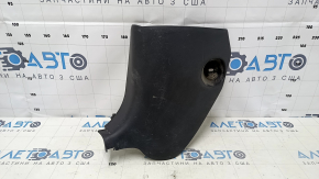 Decorație stâlp stânga jos față Mazda CX-7 06-09 neagră, zgârieturi, uzate