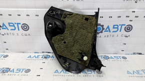 Накладка передней стойки нижняя левая Mazda CX-7 06-12 черная, царапины, затерта