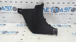 Capacul stâlpului față dreapta jos Mazda 3 14-18 BM negru, zgâriat, uzat