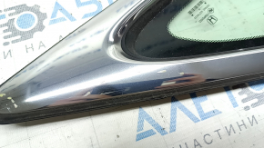 Форточка глухое стекло задняя левая Honda Insight 19-22 хром, царапины на хроме