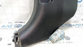Decorație stâlp stânga jos față Kia Sorento 10-15 negru, zgârieturi