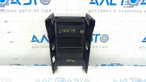 Decorație consola centrală spate Honda Civic X FC 16-21 negru, zgârieturi