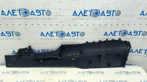 Накладка центральной консоли боковая правая Honda Civic X FC 16-21 черная
