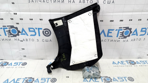Ornamentare stâlp dreapta jos față Hyundai Sonata 11-15 negru, uzat, zgârieturi