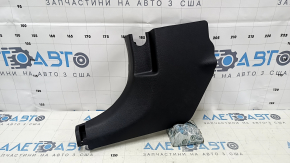 Накладка передней стойки левая нижняя Hyundai Sonata 20-22 черная, царапины