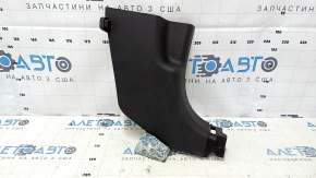 Ornamentare stâlp dreapta jos față Hyundai Santa FE Sport 13-18 negru, zgârieturi, uzat