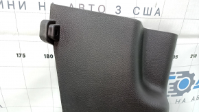 Ornamentare stâlp dreapta jos față Hyundai Santa FE Sport 13-18 negru, zgârieturi, uzat