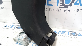 Ornamentare stâlp dreapta jos față Hyundai Santa FE Sport 13-18 negru, zgârieturi, uzat