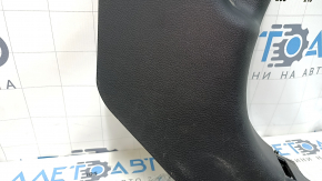 Ornamentare stâlp dreapta jos față Hyundai Santa FE Sport 13-18 negru, zgârieturi, uzat