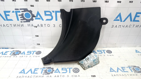 Накладка передней стойки левая нижняя Subaru Outback 15-19 черная, царапины, потерта