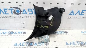 Накладка передней стойки правая нижняя Subaru Outback 15-19 черная, царапины, потерта
