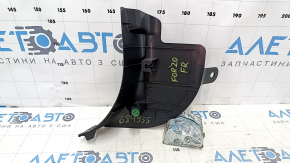 Накладка передней стойки нижняя правая Subaru Forester 19-24 SK черная, царапины