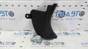 Decorație stâlp dreapta jos față Subaru Forester 14-18 SJ negru, zgârieturi, abraziuni