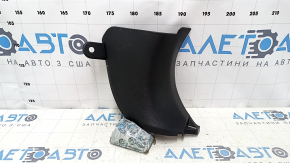 Decorație stâlp inferior dreapta Subaru XV Crosstrek 13-17 negru, zgârieturi mici