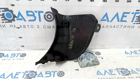 Decorație stâlp inferior dreapta Subaru XV Crosstrek 13-17 negru, zgârieturi mici