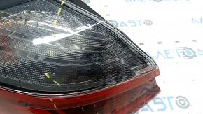 Фонарь внешний крыло левый Honda Insight 19-22 led, паутина на стекле