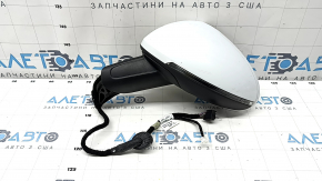 Зеркало боковое левое в сборе Porsche Macan 15-26 поворотник, подогрев, подсветка, BSM, 15+2 пинов, белое