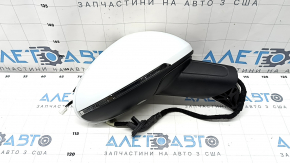 Зеркало боковое правое в сборе Porsche Macan 15-26 поворотник, подогрев, подсветка, BSM, 15+2 пинов, белое