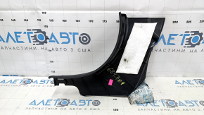 Накладка передней стойки нижняя правая Nissan Versa Note 13-19 черная, царапины